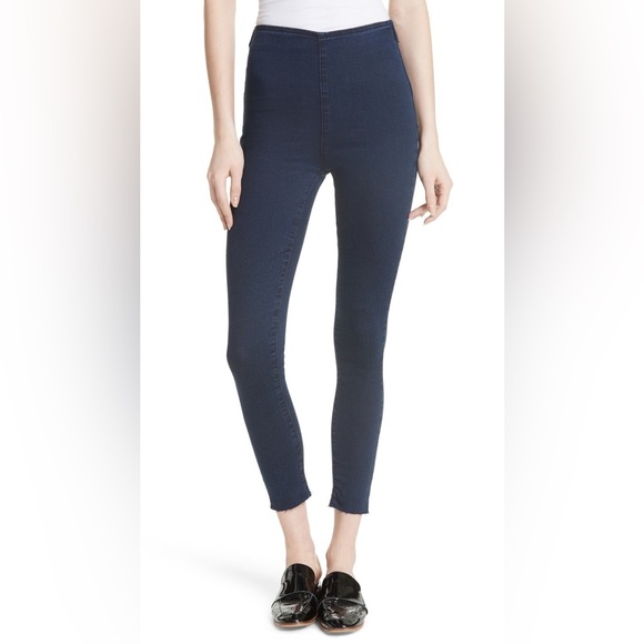 Free People Denim - Free People Easy Goes It Raw Hem Jeggings